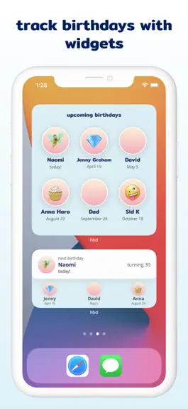 Game screenshot hbd: birthday reminders, cards hack