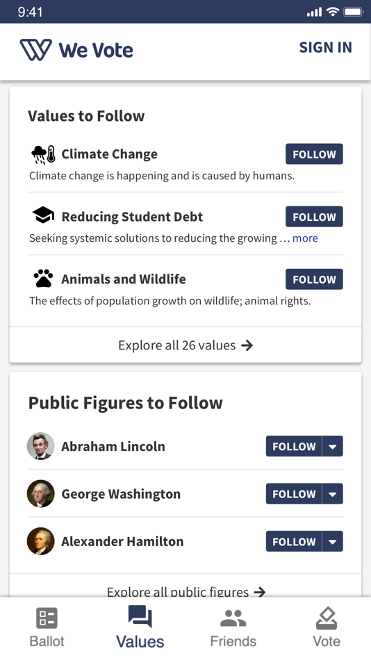 #3. We Vote Ballot Guide, @WeVote (iOS) 由: We Vote USA