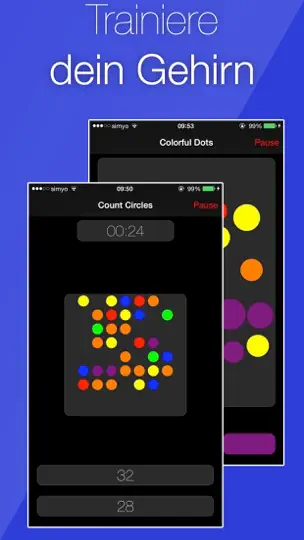 Screenshot von IQ - Gehirntraining auf dem iPhone 3