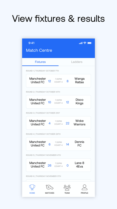 LeagueUp Sport Screenshot