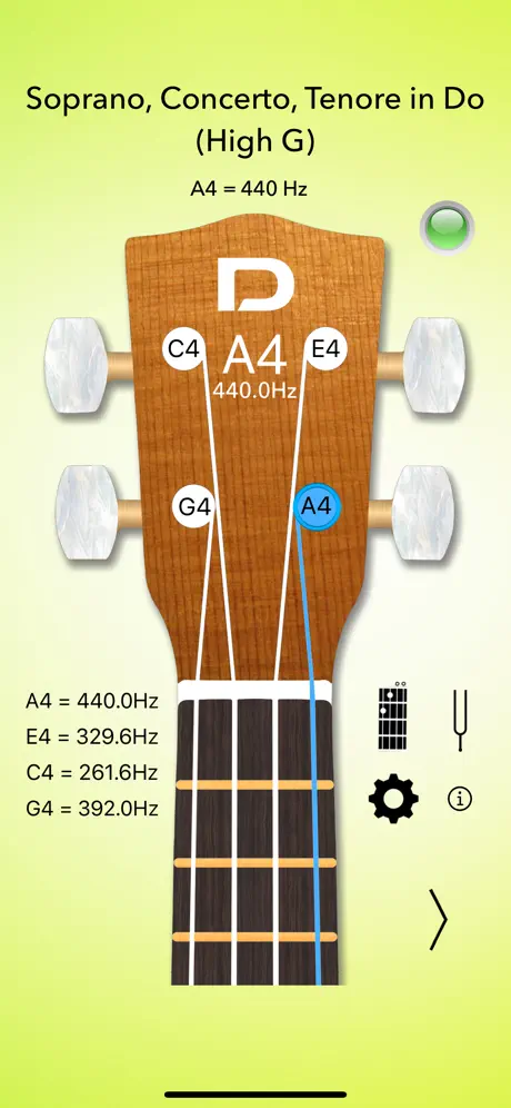 Accordatore di Ukulele Basic