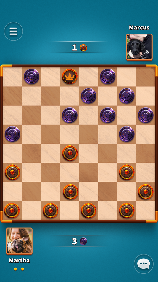 #7. Checkers Clash: Board Game (iOS) 作者: Miniclip.com