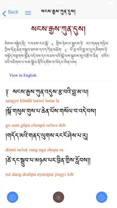 Buddhist Prayer (CST Prayer) Screenshot