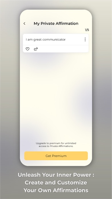 Ultamize Daily Affirmations Screenshot