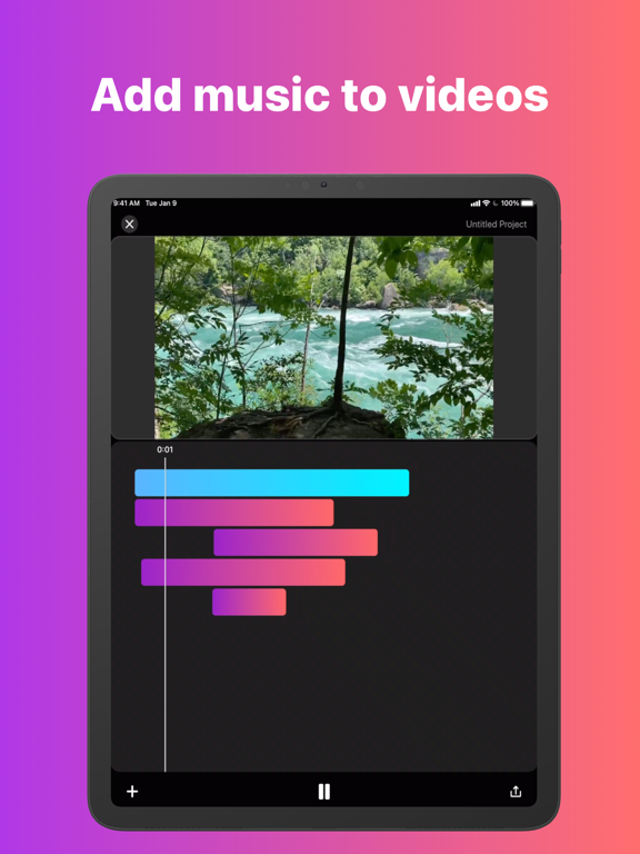 Screenshot #4 pour Add Music into Video Editor