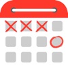 Icon Cross Out: Visual Calendar