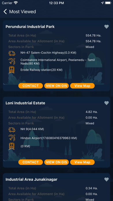 India Industrial Land Bank Screenshot