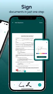 mobile document scanner - sign iphone screenshot 2
