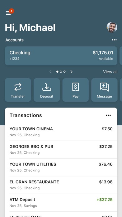 Vantage Bank Anywhere Screenshot