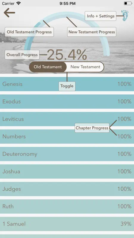Footsteps: Bible Tracker screenshot 5 of 5