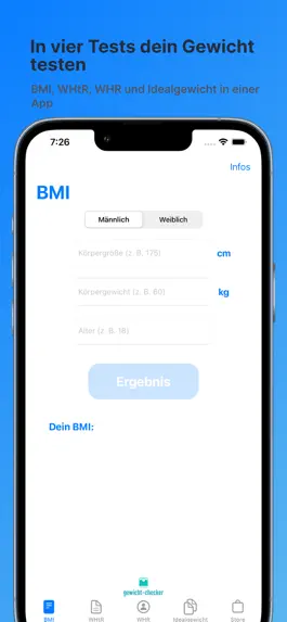 Game screenshot Gewicht-Checker - 4 in 1 Tests mod apk