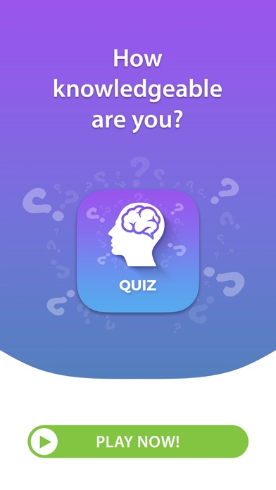 General Knowledge Quiz Game Screenshot