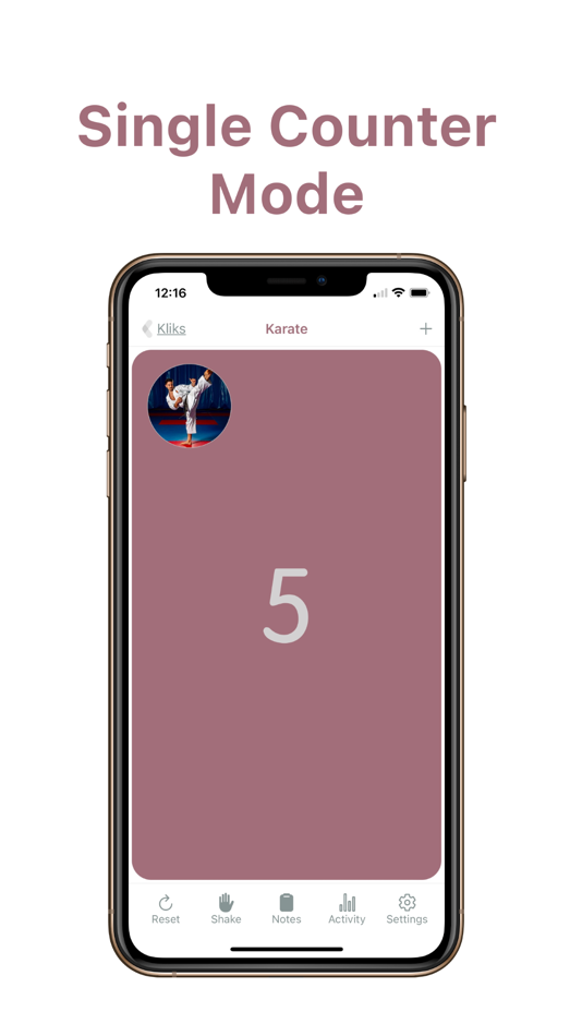 #4. KliksApp - An Elegant Counter (iOS) 由: Shlomo Avigdor