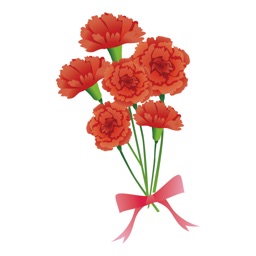 Autocollant carnation