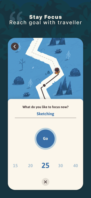 ‎Focus Traveler - Flow Timer Screenshot