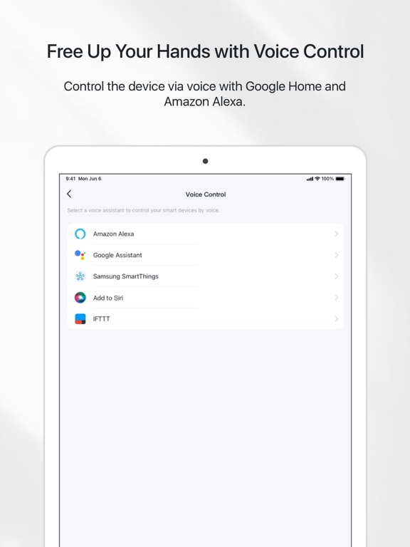 TP-Link Tapo iPad app afbeelding 5