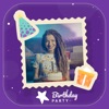 Birthday Photo Frame & Sticker icon