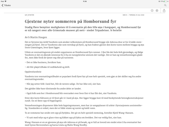 Screenshot #5 pour Grimstad Adressetidende eAvis