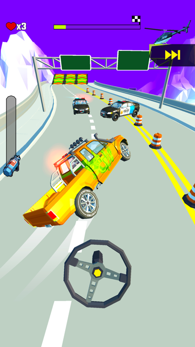 Crazy Rush 3D - Police Chase Screenshot