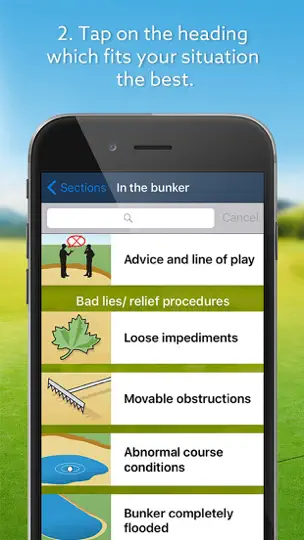 Capture d'écran de Expert Golf – IGolfrules sur iPhone 3
