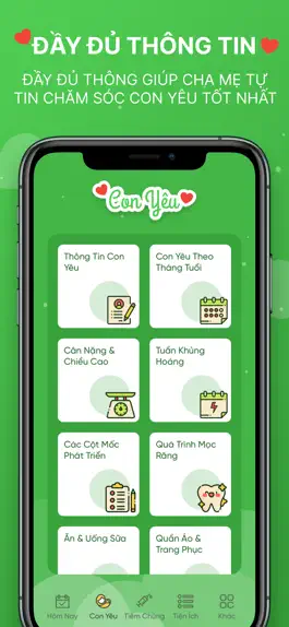 Game screenshot Con Yêu - App Cho Mẹ Và Bé apk