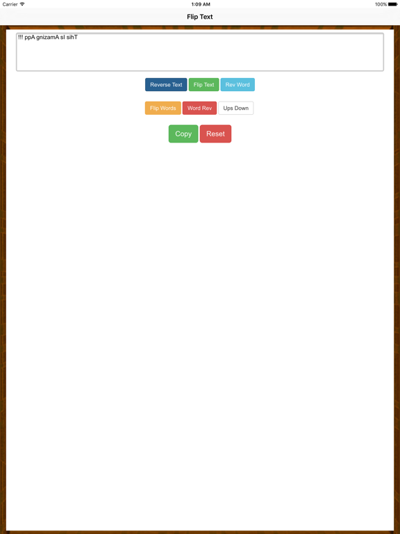 Screenshot #5 pour Flip Text  (Crazy text)