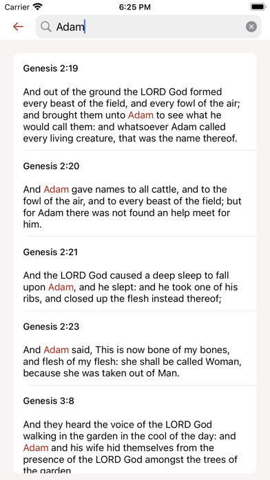 King James Bible : KJV Offline Screenshot