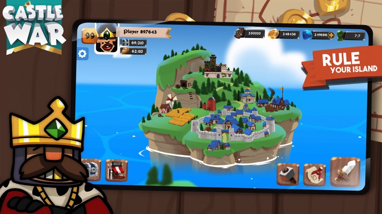 Castle War: Idle Island screenshot-0