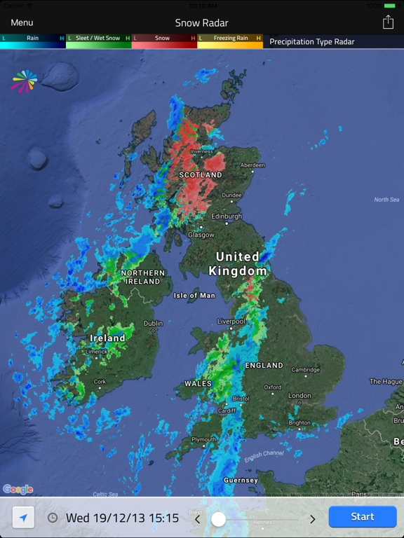 Screenshot #4 pour UK Snow Radar