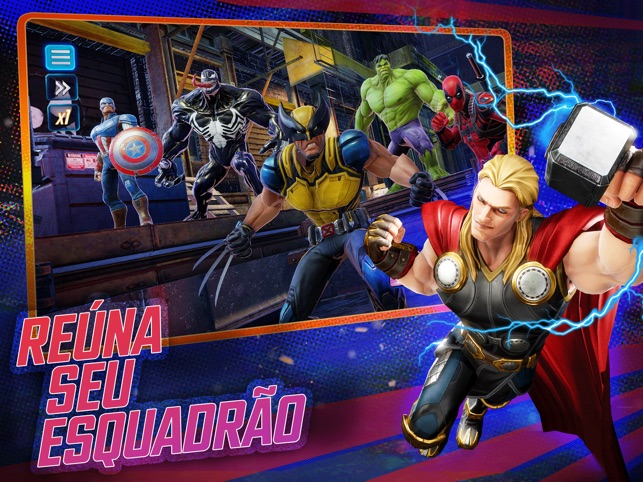 Aumentando o level de seus personagens em MARVEL Strike Force