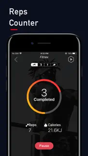 fitnexx workout reps counter iphone screenshot 2