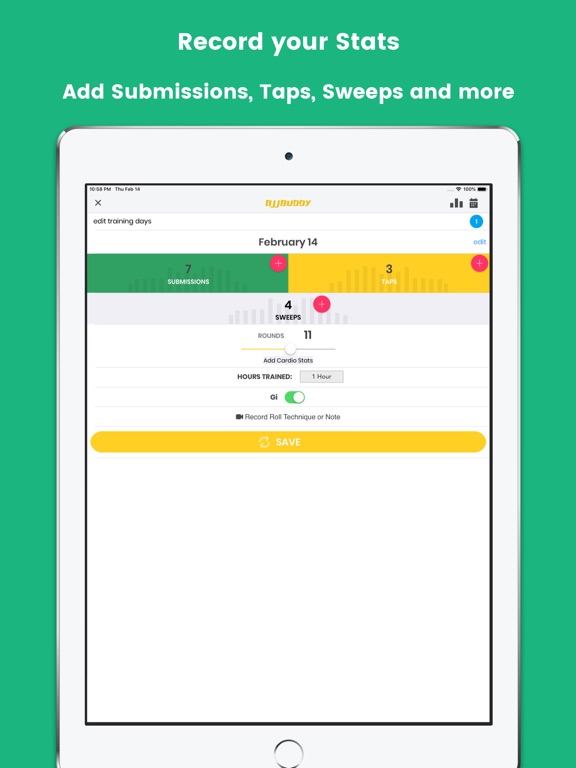 Screenshot #4 pour BJJBuddy - BJJ Tracker Journal