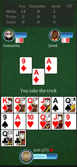 Game screenshot Cutthroat Pinochle Online mod apk