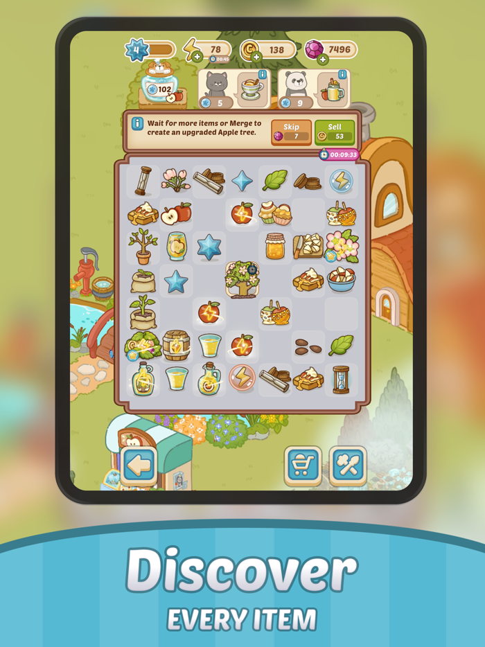 Merge Cartoon  Renovate Town