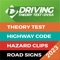 Driving Theory Test: DVSA 2023 application includes the latest revision questions, materials, and extras for 2023 licensed by DVSA