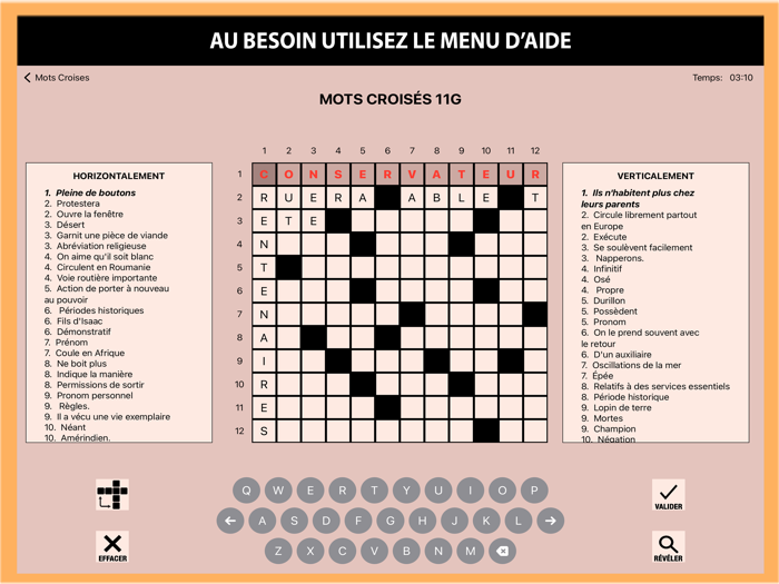 Mots Croisés Classiques