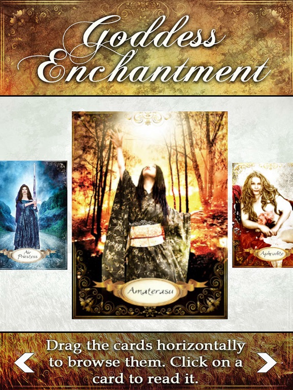 Goddess Enchantment Oracle iPad screenshot 4 - Lifestyle app