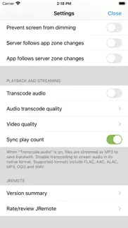 jremote iphone capturas de pantalla 2