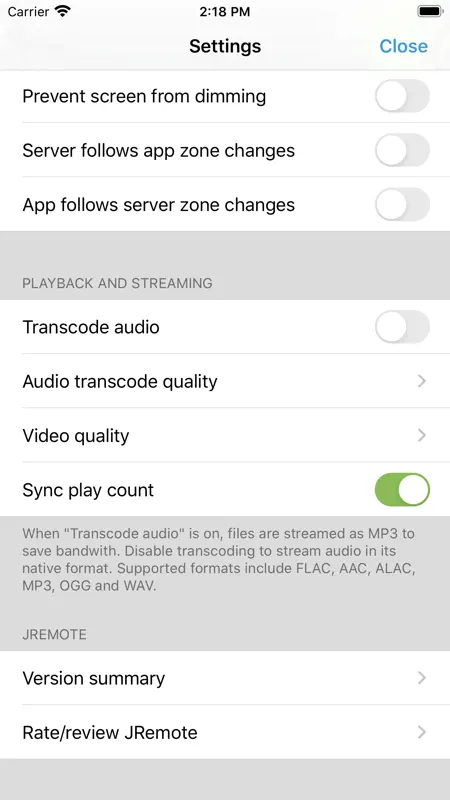 JRemote screenshot 2 of 8