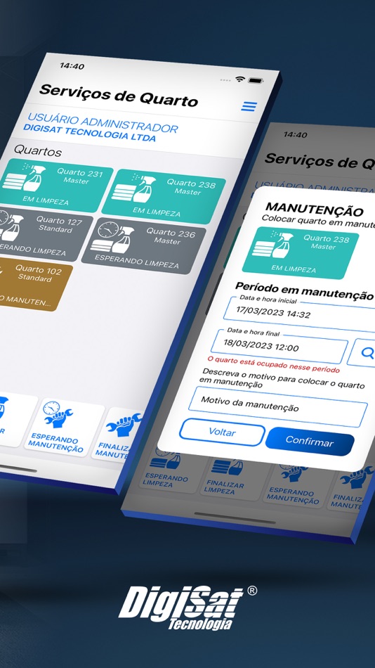 #2. Serviços de Quarto (iOS) 由: DigiSat Tecnologia