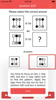 abstract reasoning test pro iphone screenshot 4