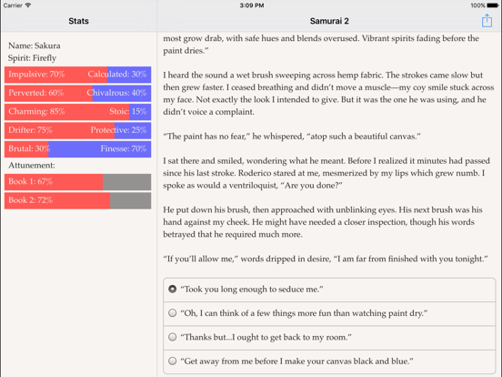 Samurai of Hyuga Book 2 iPad app afbeelding 5