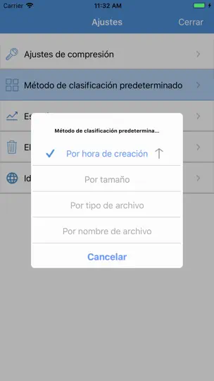 Captura de pantalla de IZip – Zip Unzip Unrar en iPhone 8
