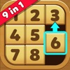 Number Puzzles - Wood Blocks icon