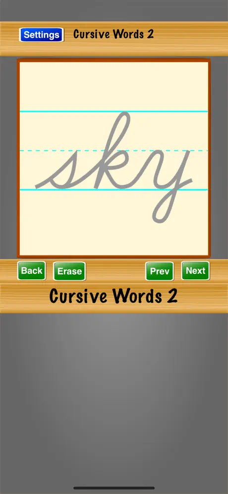 Cursive Words 2