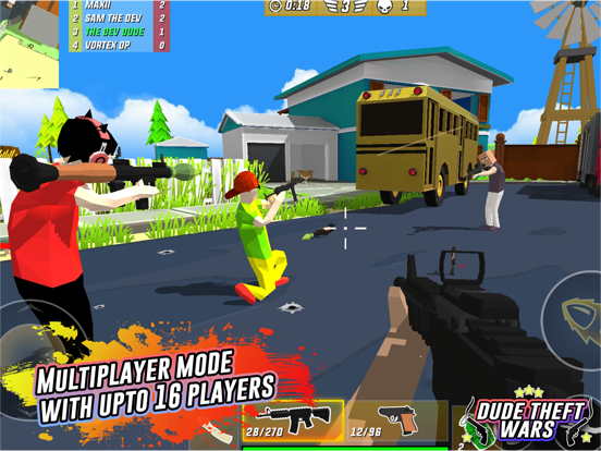 Dude Theft Wars FPS Open World iPad app afbeelding 2