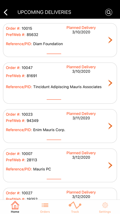 PrefTracking Screenshot
