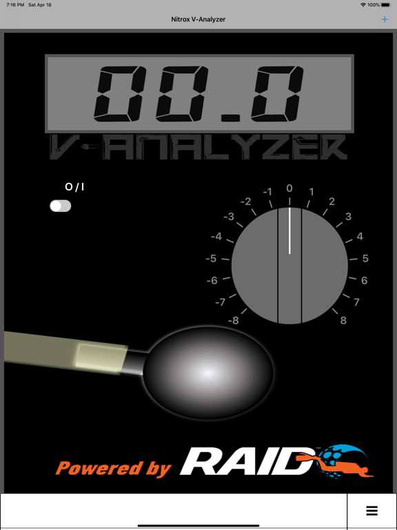 Screenshot #4 pour Nitrox Virtual Analyzer