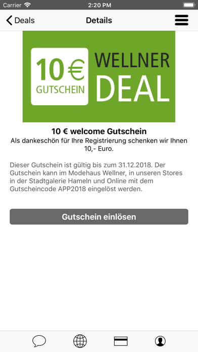 Modehaus Wellner Screenshot