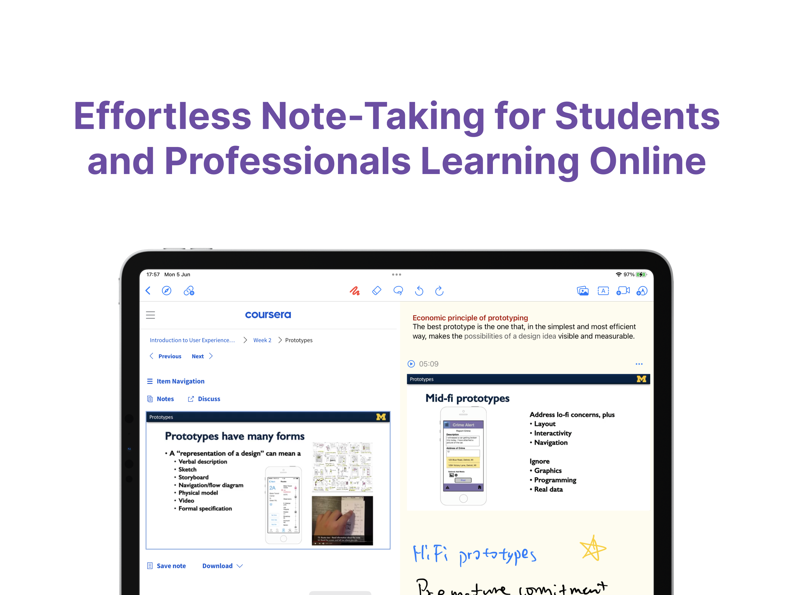 VideoNotes - Easy Note-taking